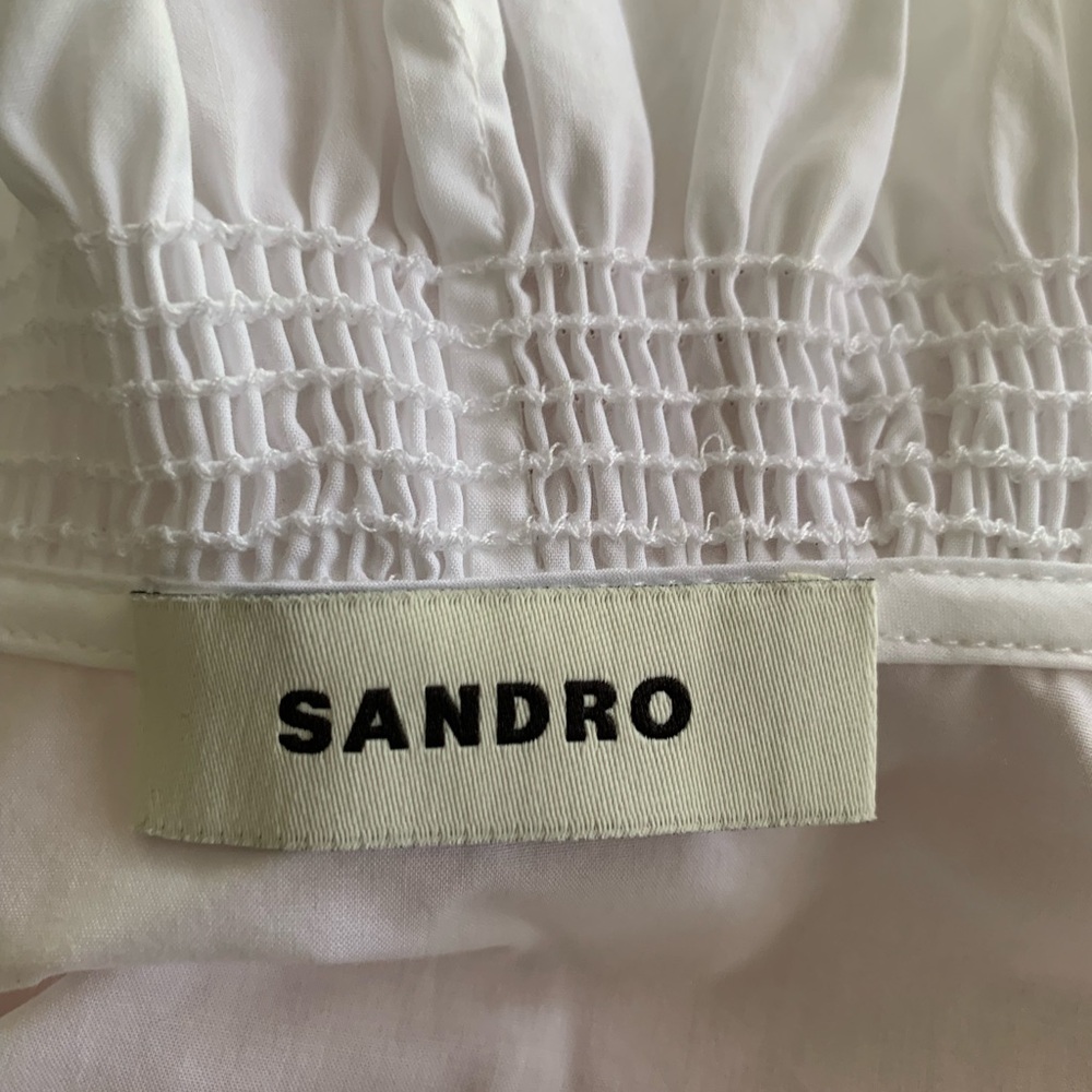 Sandro white blouse
